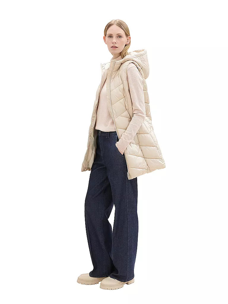 TOM TAILOR | Steppgilet | beige