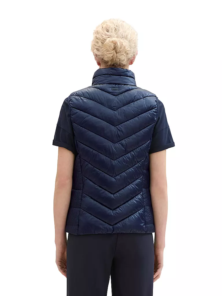 TOM TAILOR | Steppgilet | blau