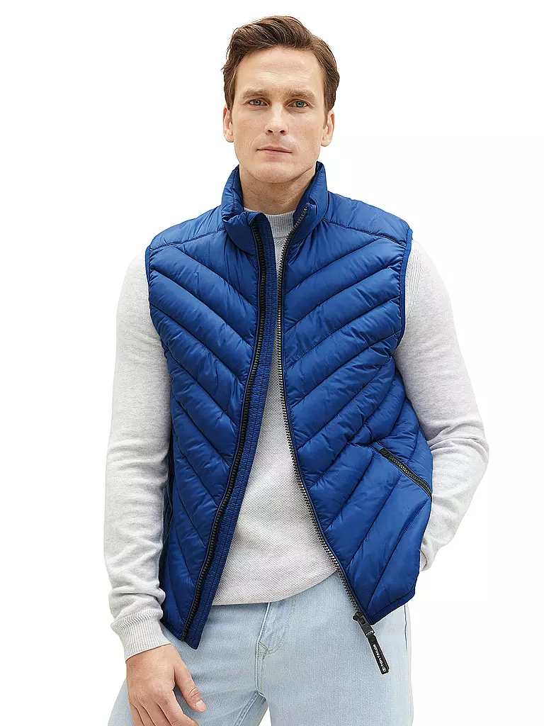 TOM TAILOR | Steppgilet | blau