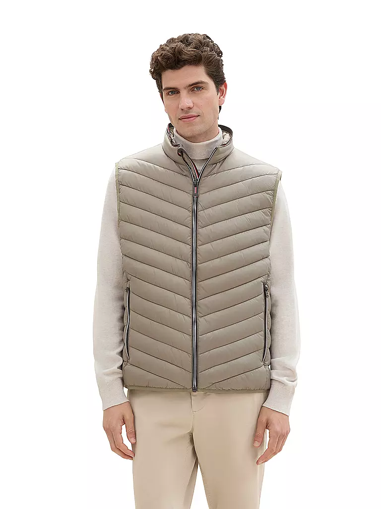 TOM TAILOR | Steppgilet | beige