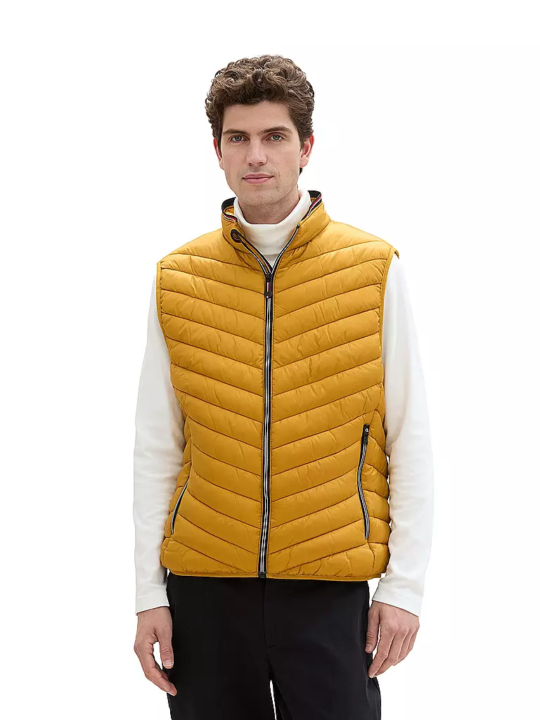 TOM TAILOR | Steppgilet | gelb