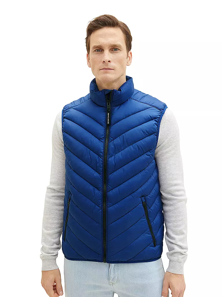 TOM TAILOR | Steppgilet | blau