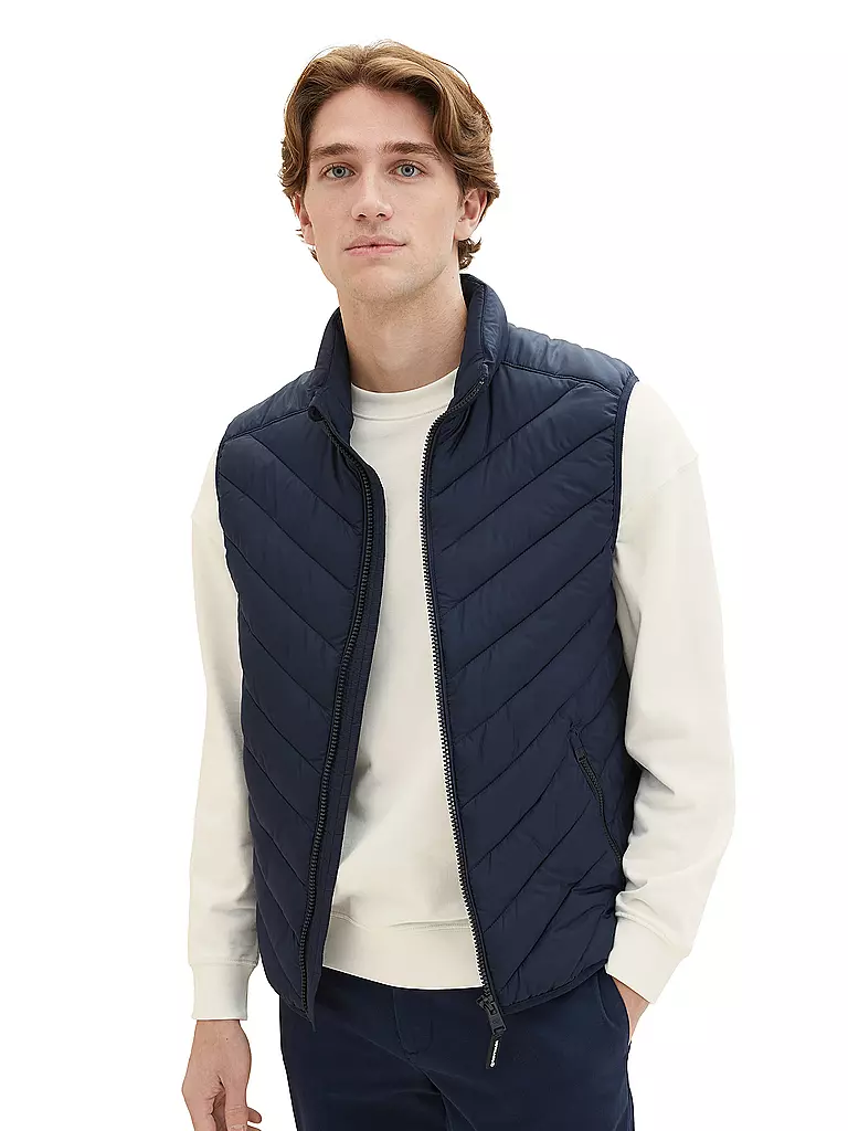 TOM TAILOR | Steppgilet | blau