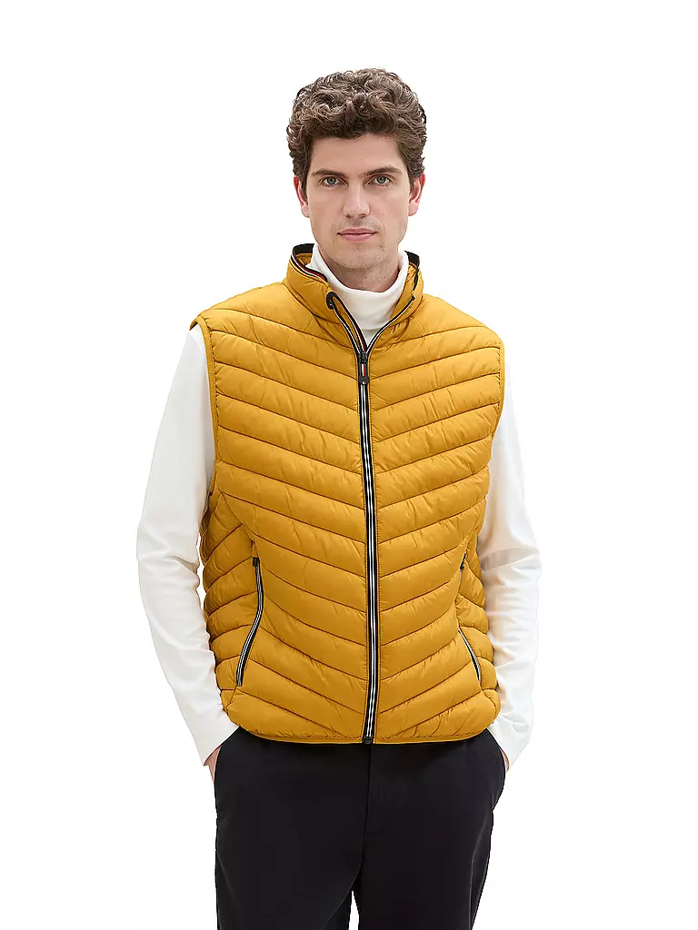 TOM TAILOR | Steppgilet | gelb