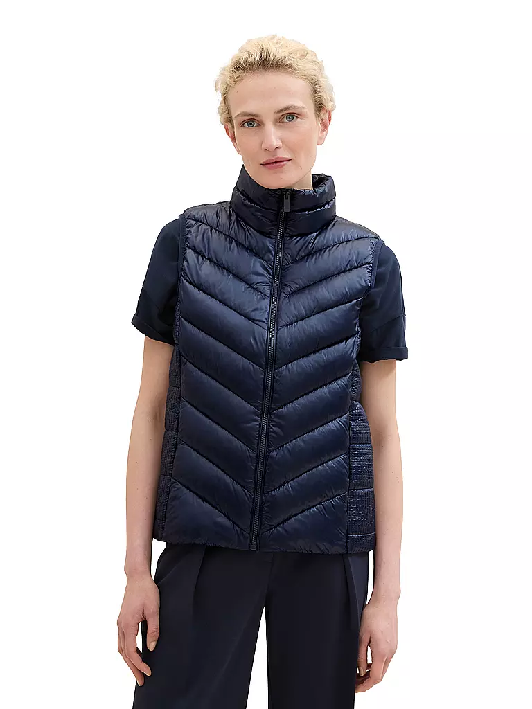 TOM TAILOR | Steppgilet | blau