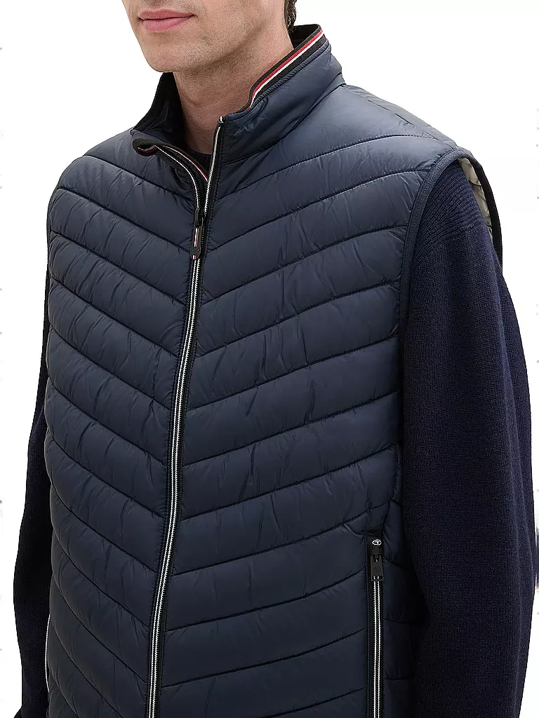 TOM TAILOR | Steppgilet | dunkelblau