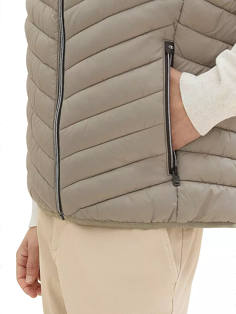 TOM TAILOR | Steppgilet | beige