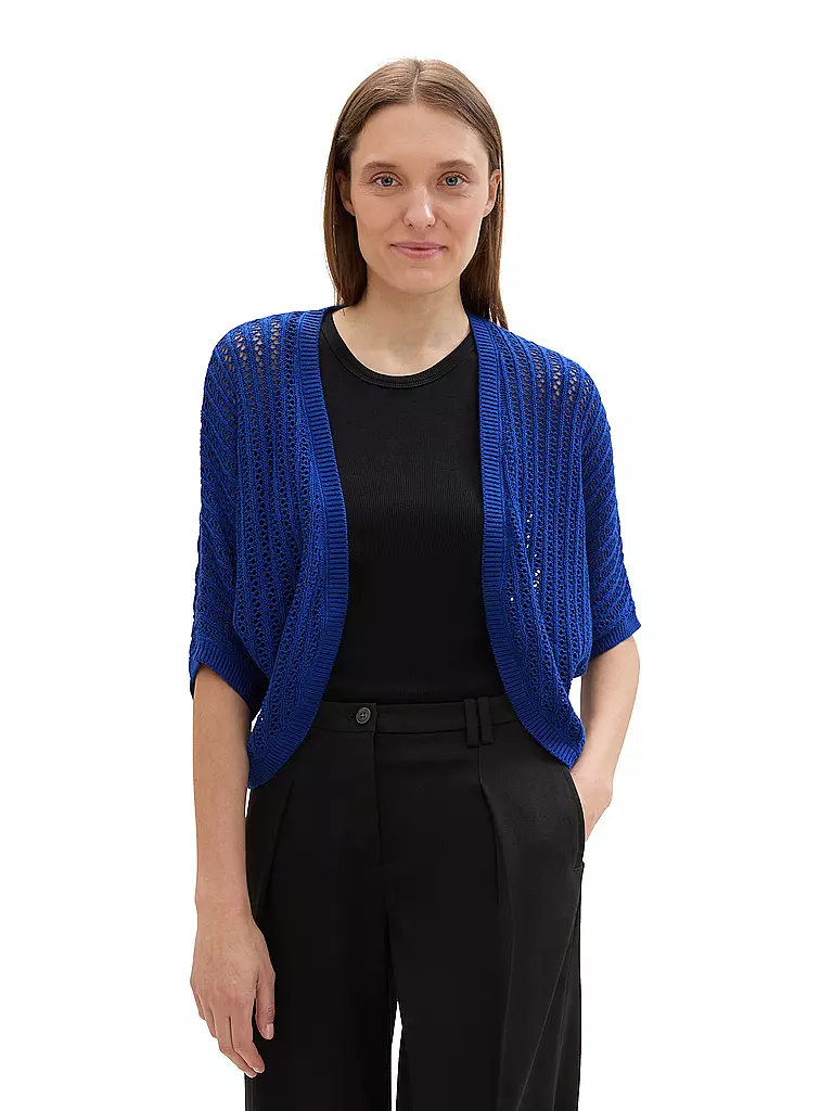 TOM TAILOR | Strickjacke  | blau