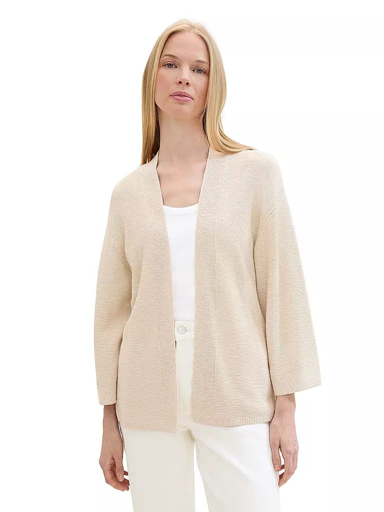 TOM TAILOR | Strickjacke | beige