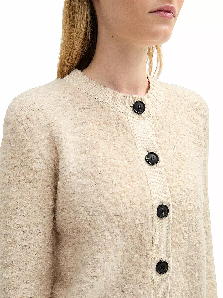 TOM TAILOR | Strickjacke | creme