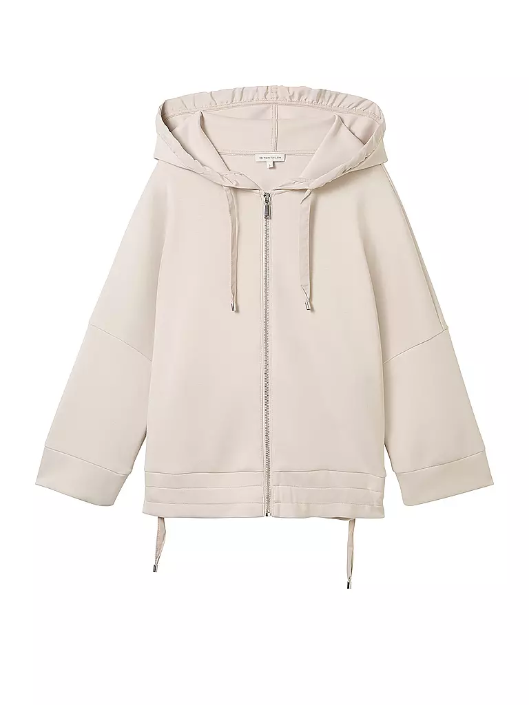 TOM TAILOR | Sweatjacke  | beige