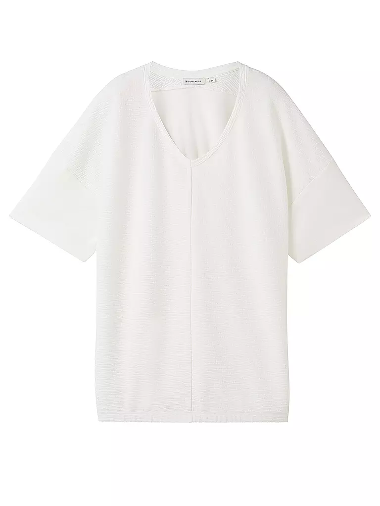 TOM TAILOR | T-Shirt  | weiss