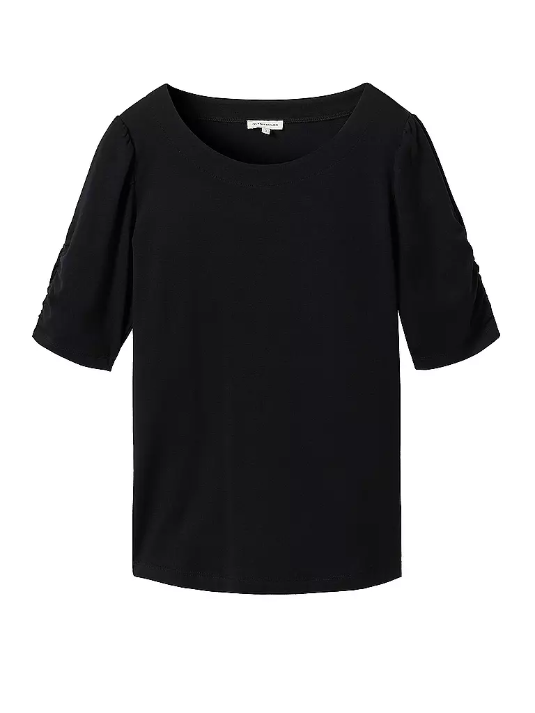 TOM TAILOR | T-Shirt  | schwarz