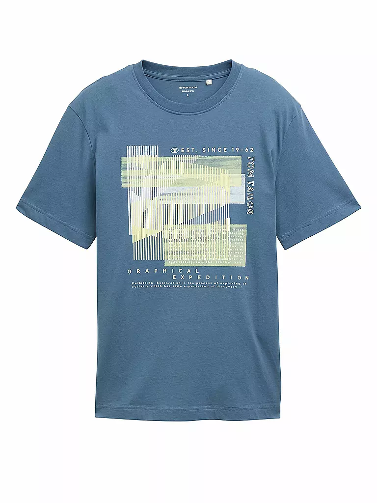 TOM TAILOR | T-Shirt  | blau