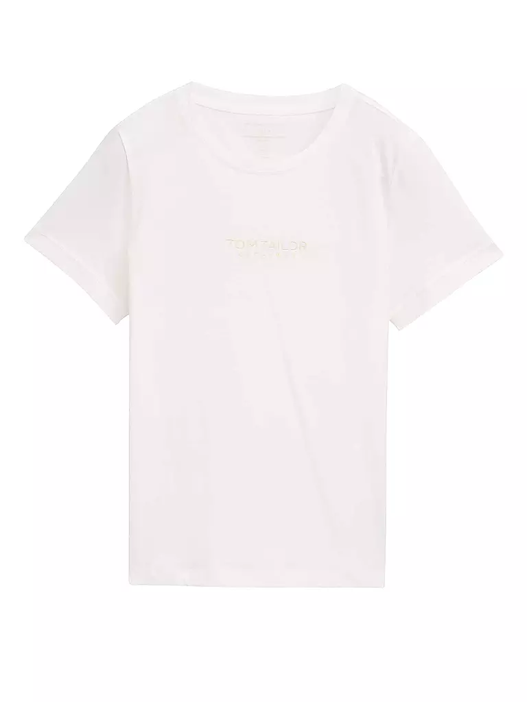 TOM TAILOR | T-Shirt  | weiss