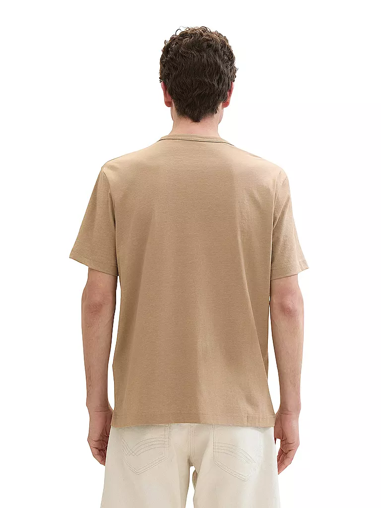 TOM TAILOR | T-Shirt  | camel