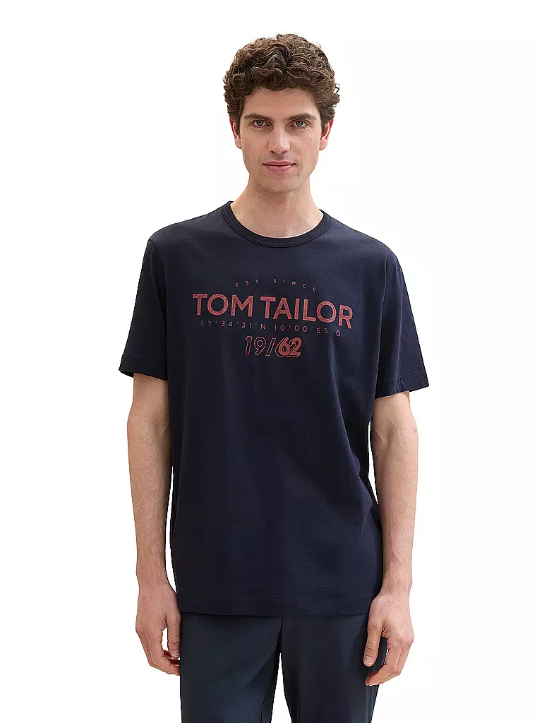 TOM TAILOR | T-Shirt  | dunkelblau