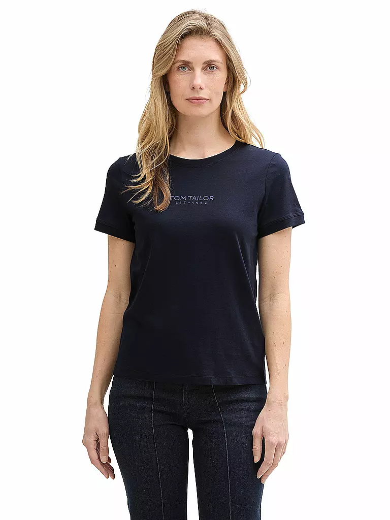 TOM TAILOR | T-Shirt  | blau