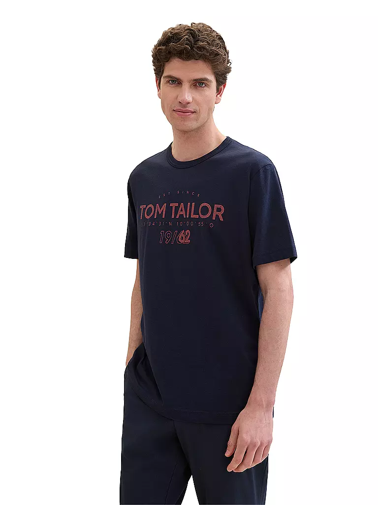 TOM TAILOR | T-Shirt  | dunkelblau