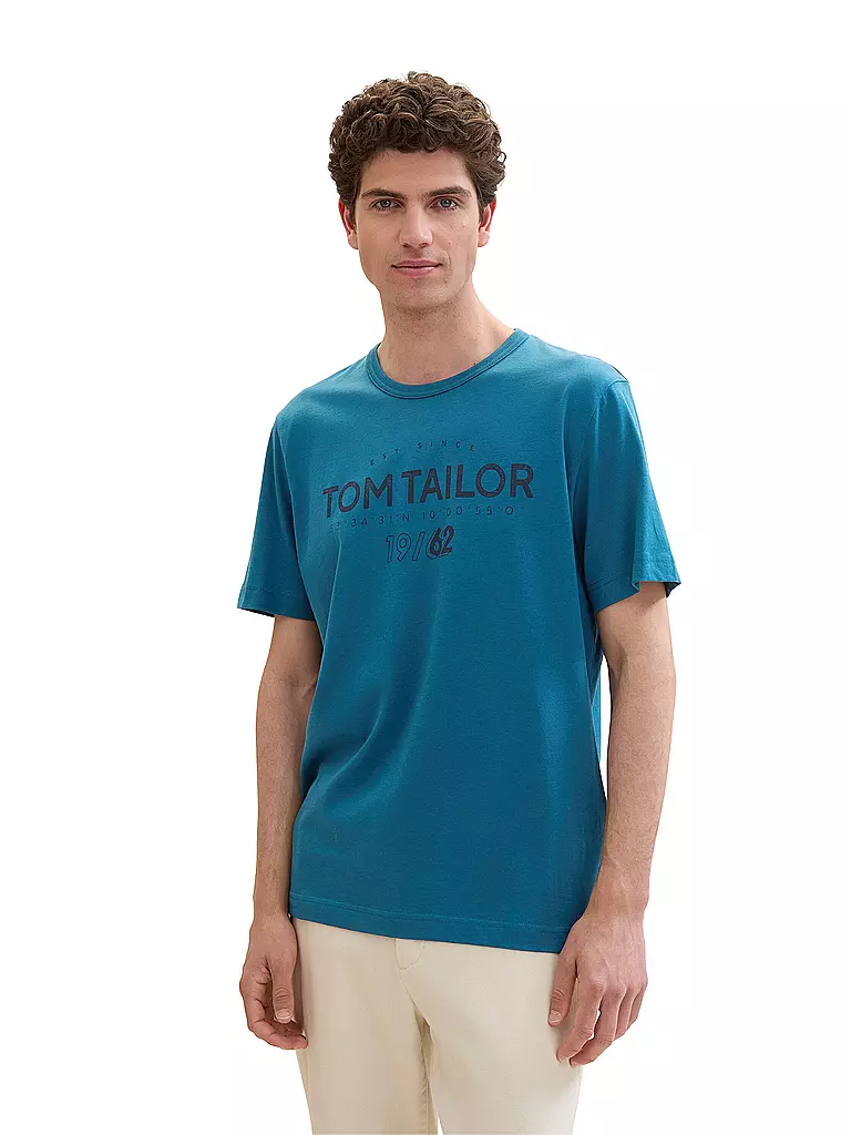 TOM TAILOR | T-Shirt  | petrol