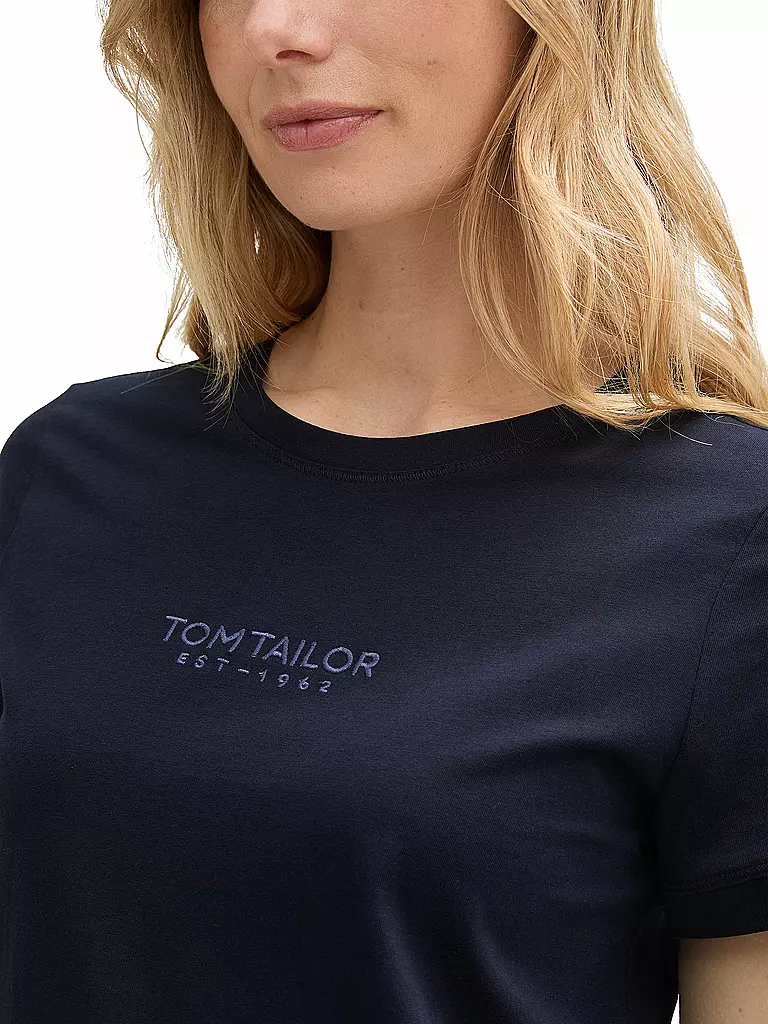 TOM TAILOR | T-Shirt  | blau