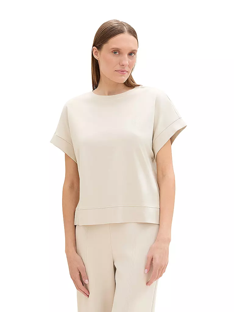 TOM TAILOR | T-Shirt  | creme