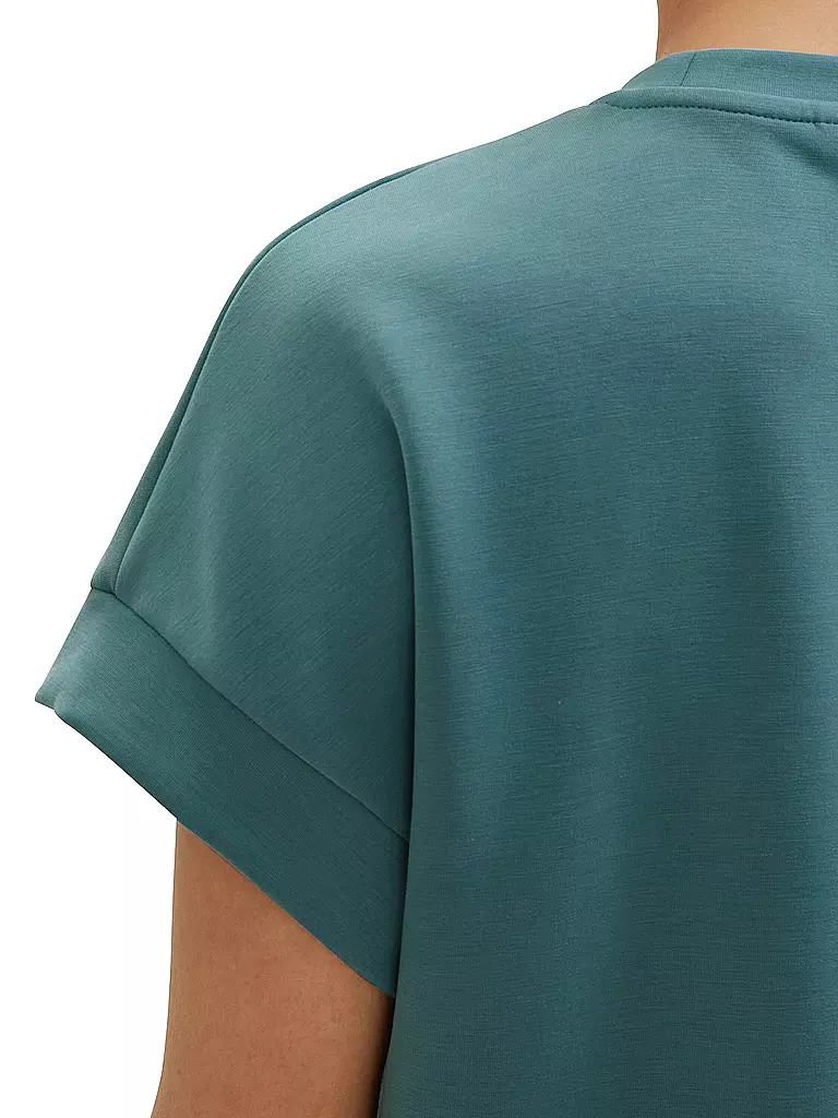 TOM TAILOR | T-Shirt Boxy Fit | grün