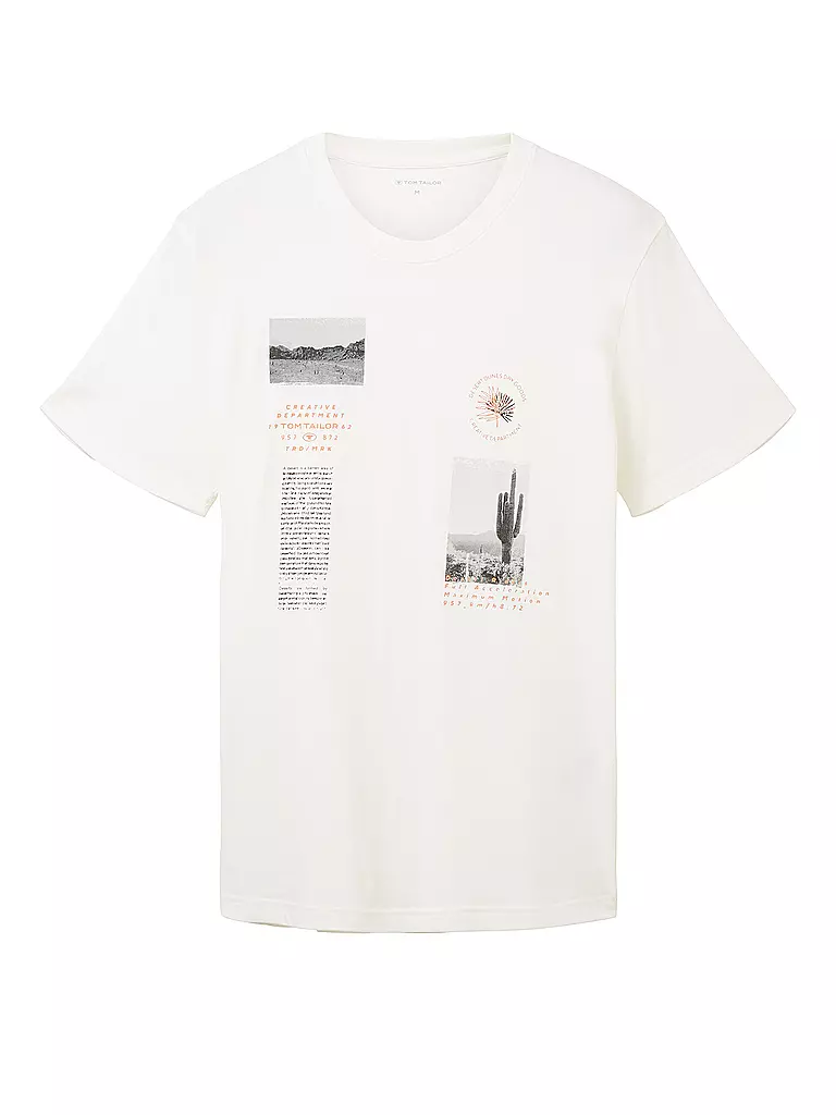 TOM TAILOR | T-Shirt | weiss