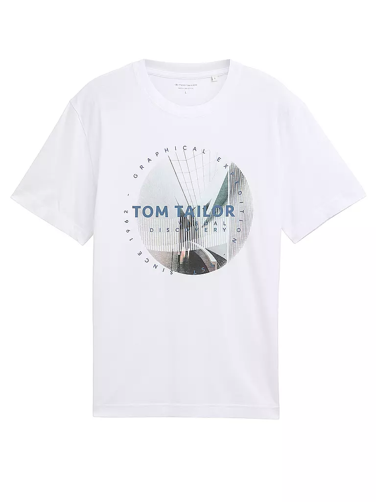 TOM TAILOR | T-Shirt | weiss