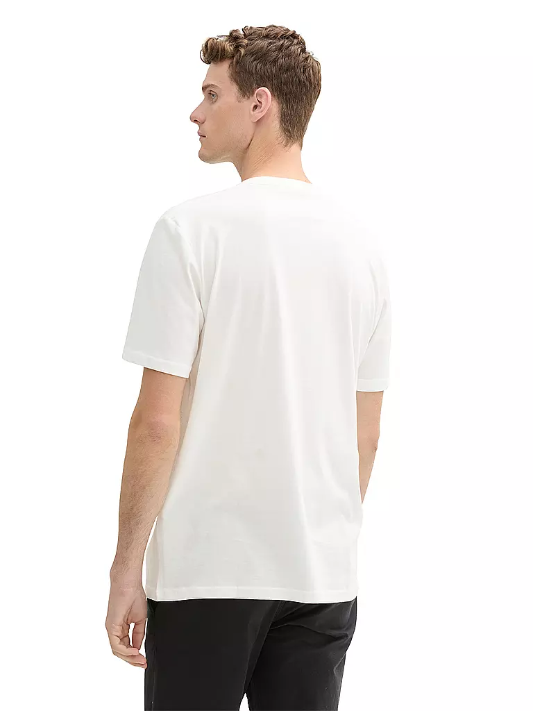 TOM TAILOR | T-Shirt | weiss