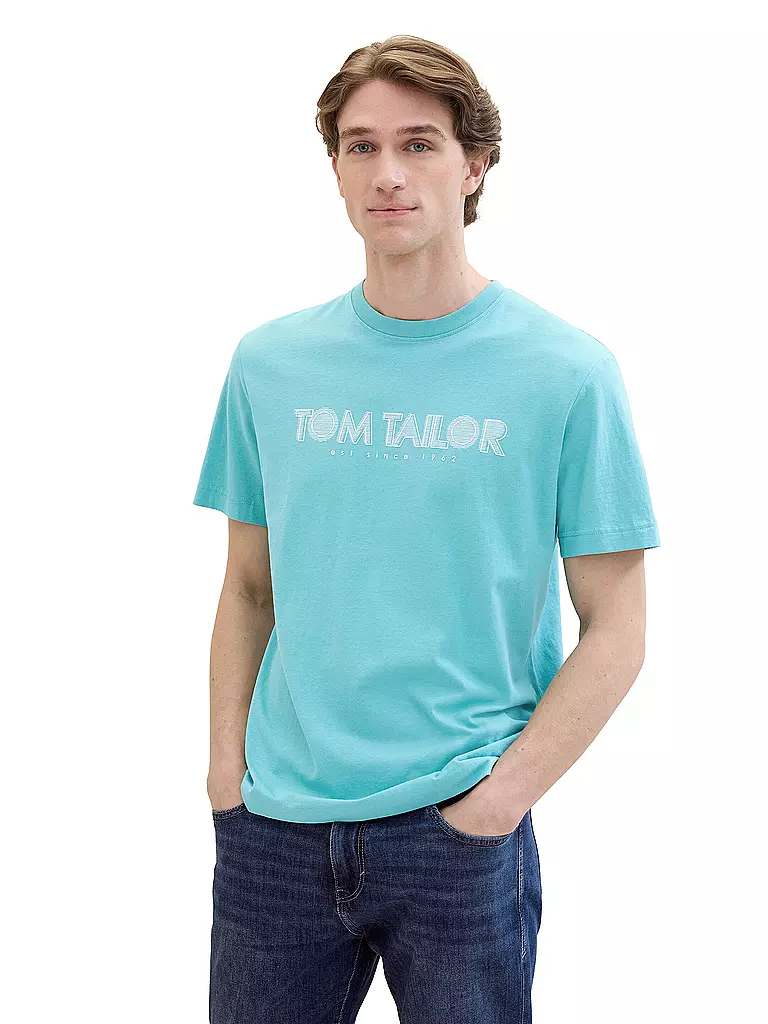 TOM TAILOR | T-Shirt | türkis