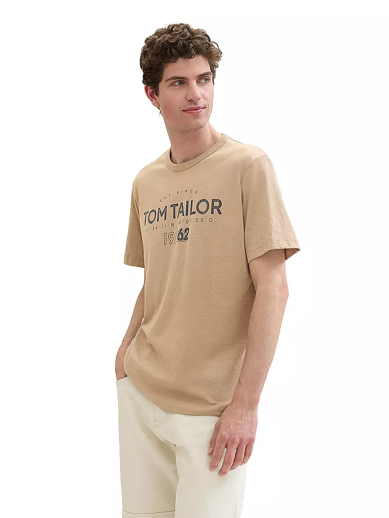 TOM TAILOR | T-Shirt | dunkelrot