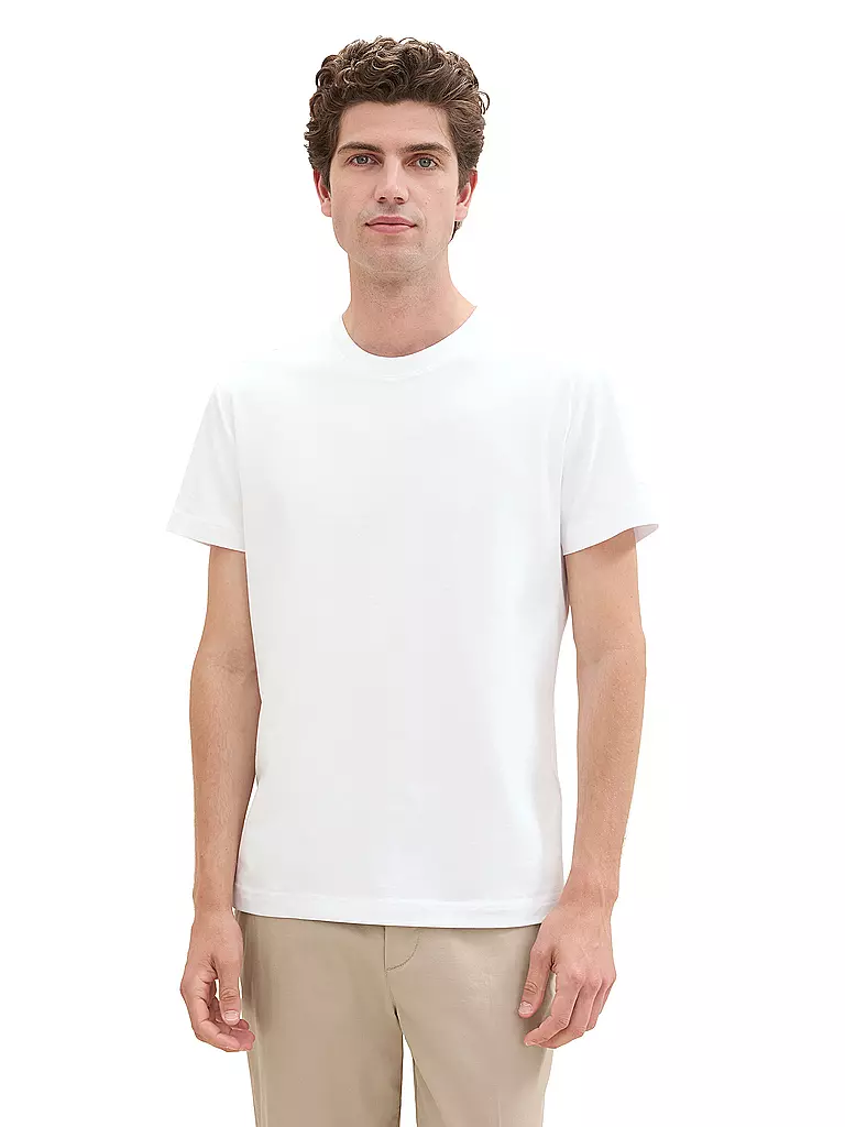 TOM TAILOR | T-Shirt | weiss