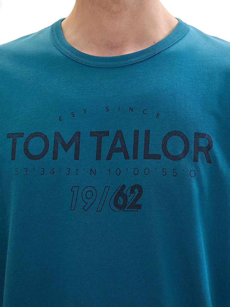 TOM TAILOR | T-Shirt | dunkelrot