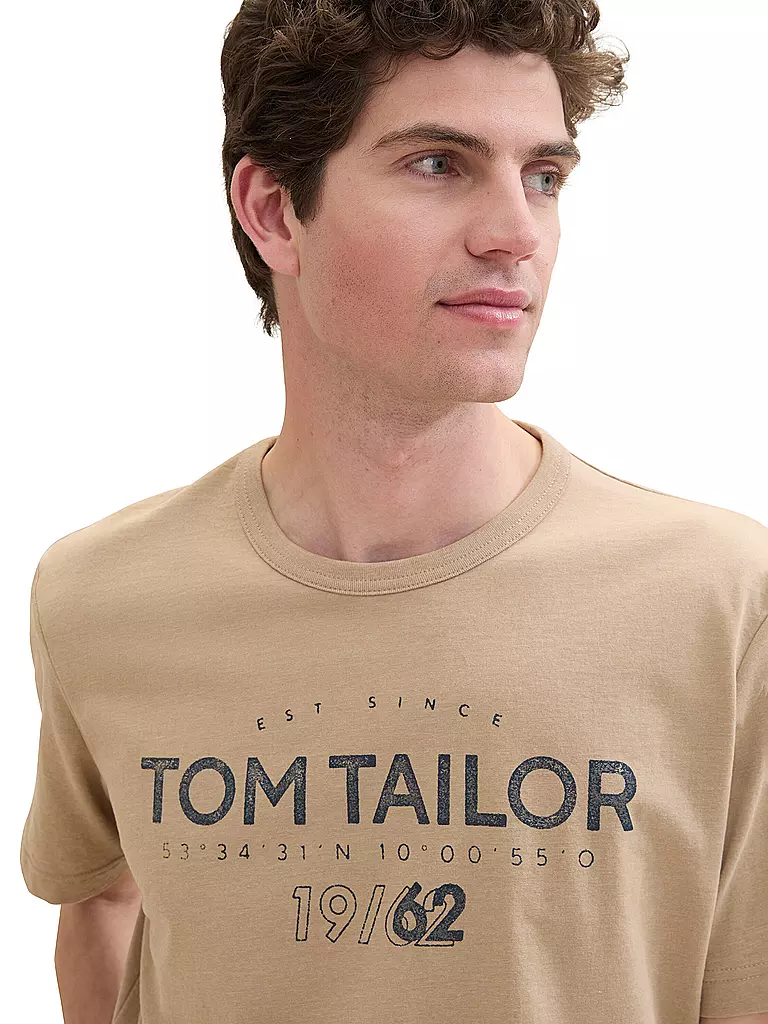 TOM TAILOR | T-Shirt | dunkelrot