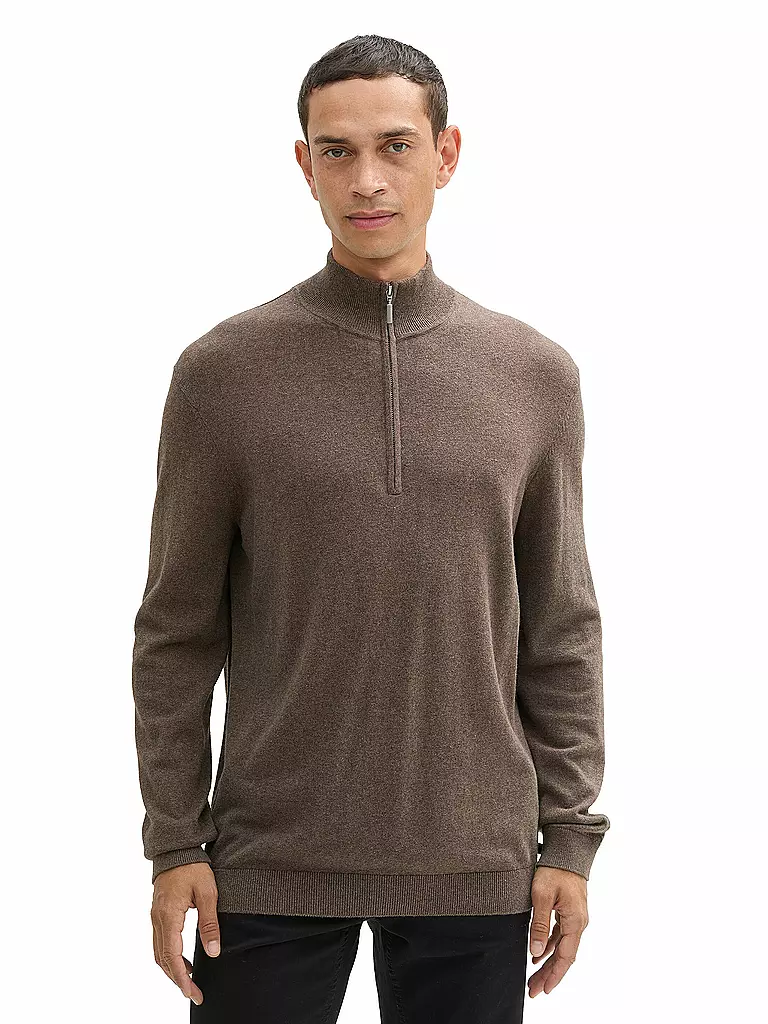 TOM TAILOR | Troyer Pullover | blau