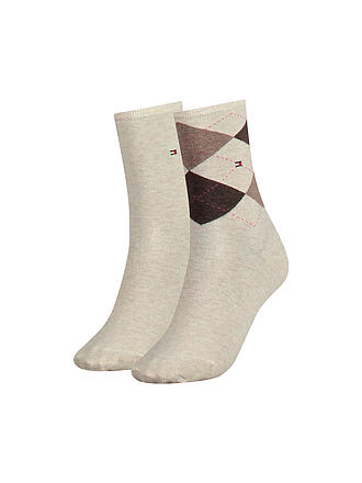 TOMMY HILFIGER | Socken 2er Pkg light beige melange