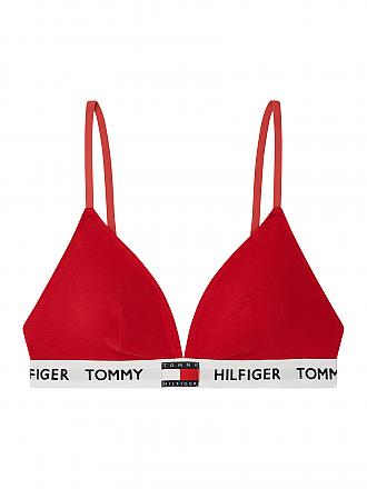 TOMMY HILFIGER | Bustier Padded Triangle BH red