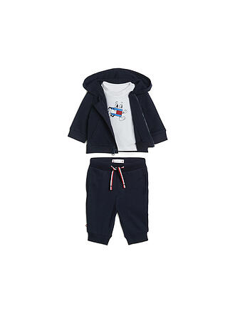 TOMMY HILFIGER | Baby Set 3tlg Sweatjacke, T-Shirt und Hose