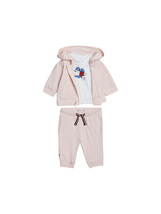 TOMMY HILFIGER | Baby Set 3tlg Sweatjacke, T-Shirt und Hose