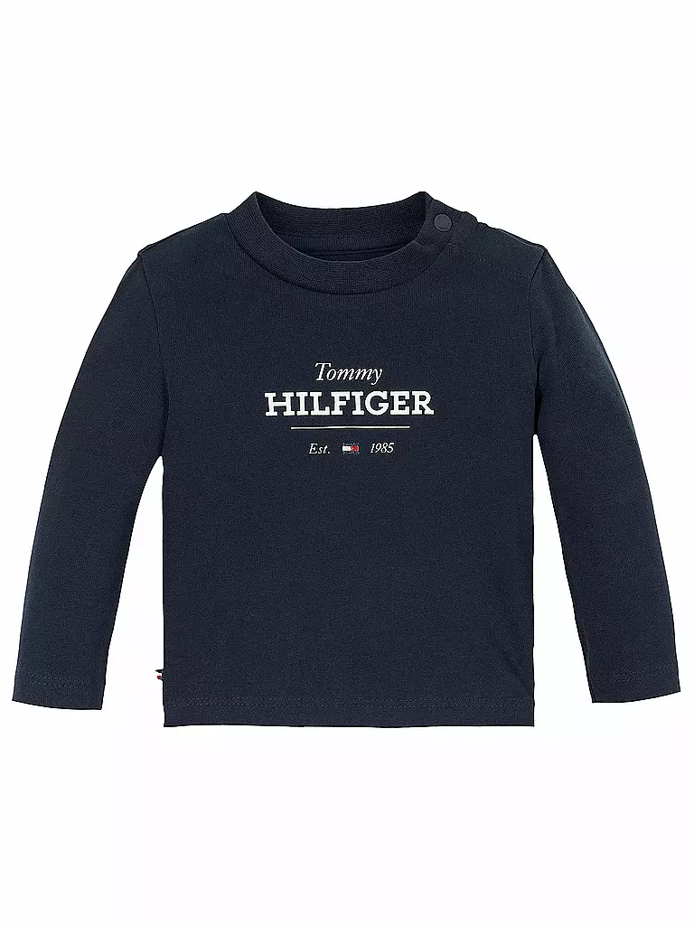 TOMMY HILFIGER | Baby Langarmshirt 1985 | dunkelblau