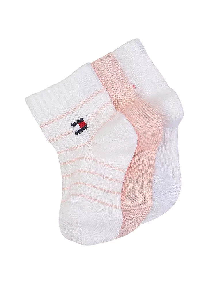 TOMMY HILFIGER | Baby Mädchen Socken 3-er Pkg.  | rosa