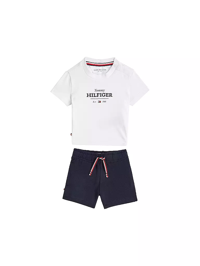 TOMMY HILFIGER | Baby Set 2-teilig T-Shirt und Shorts | dunkelblau