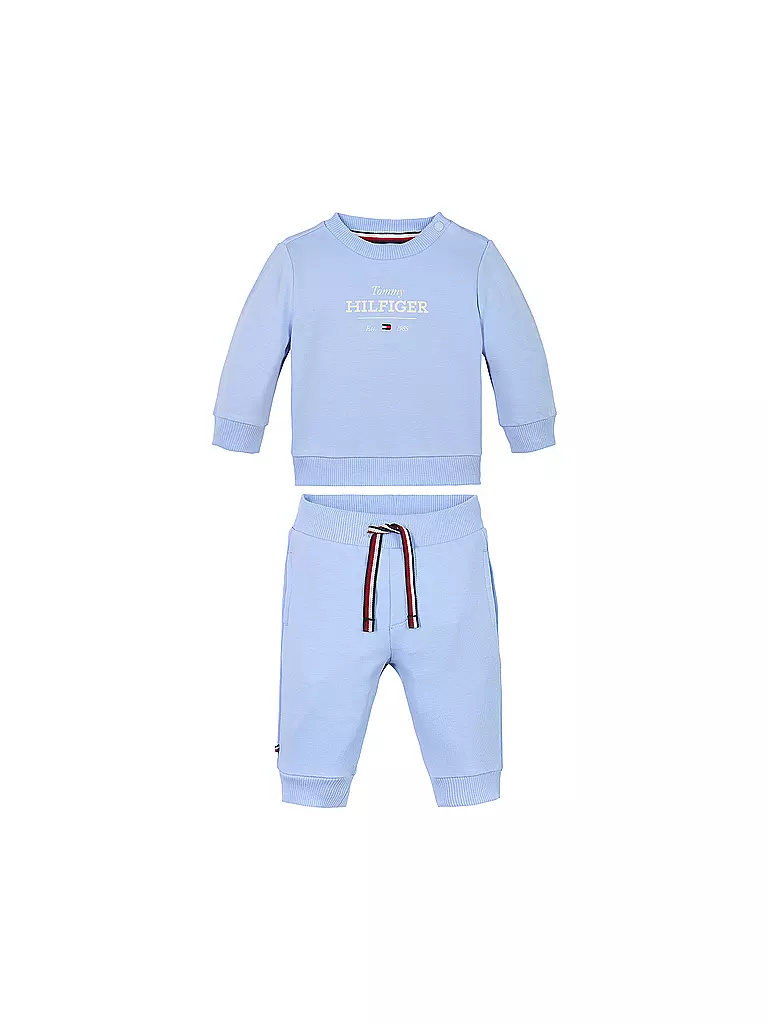 TOMMY HILFIGER | Baby Set 2-tlg. Sweater und Hose | hellblau