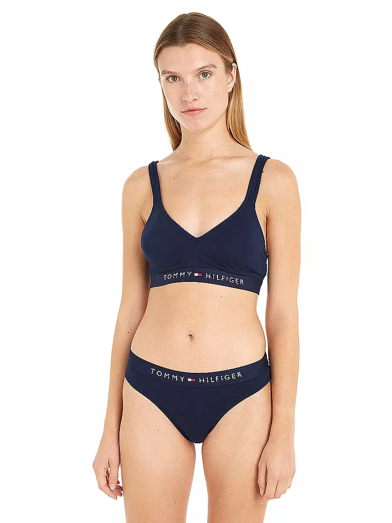 TOMMY HILFIGER | Bralette TH ORIGINAL blue | dunkelblau