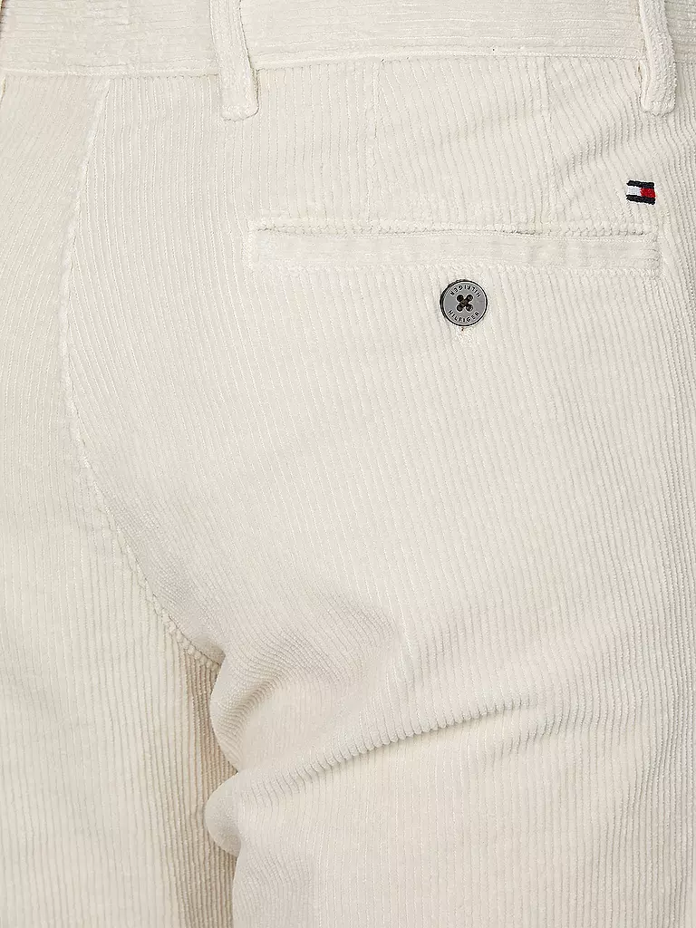 TOMMY HILFIGER | Chino - Cordhose DENTON | weiss