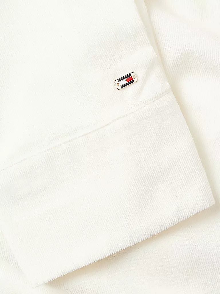 TOMMY HILFIGER | Cordbluse  | weiss