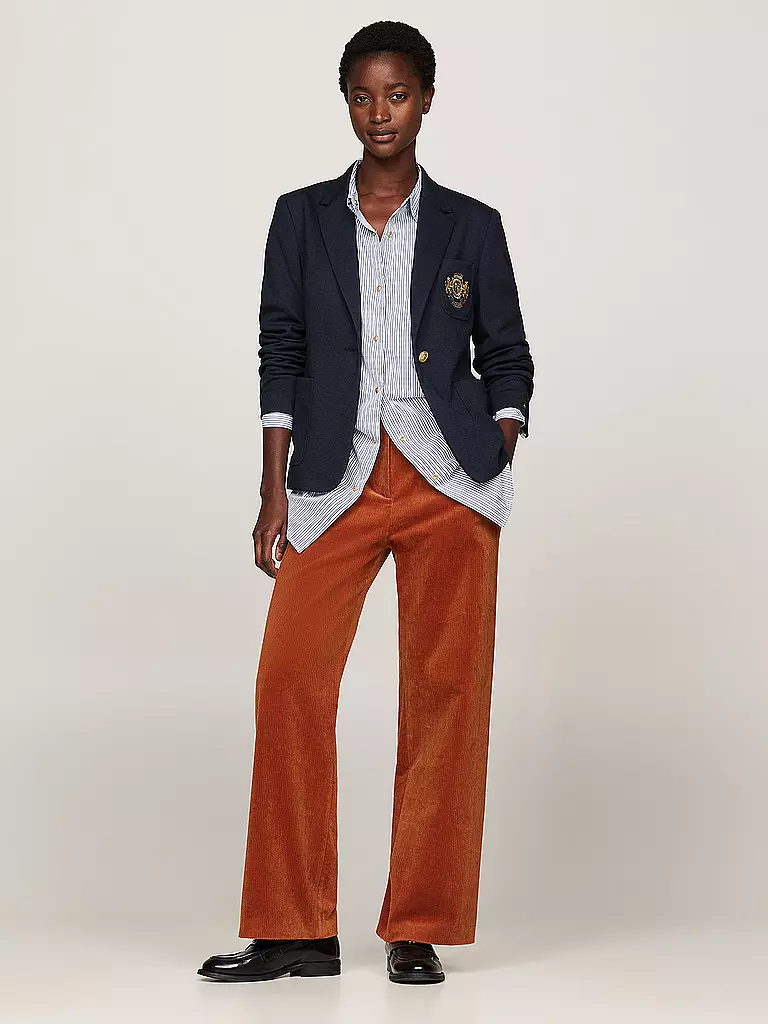 TOMMY HILFIGER | Cordhose Relaxed Straight Fit | orange