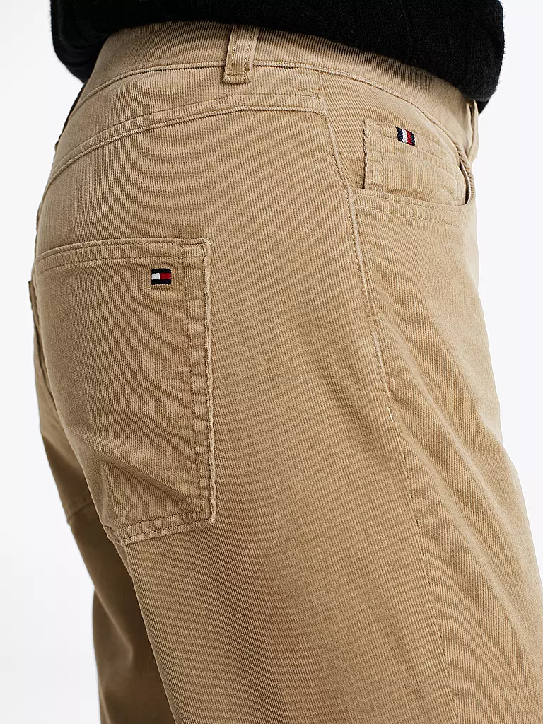 TOMMY HILFIGER | Cordhose Slim Fit | beige