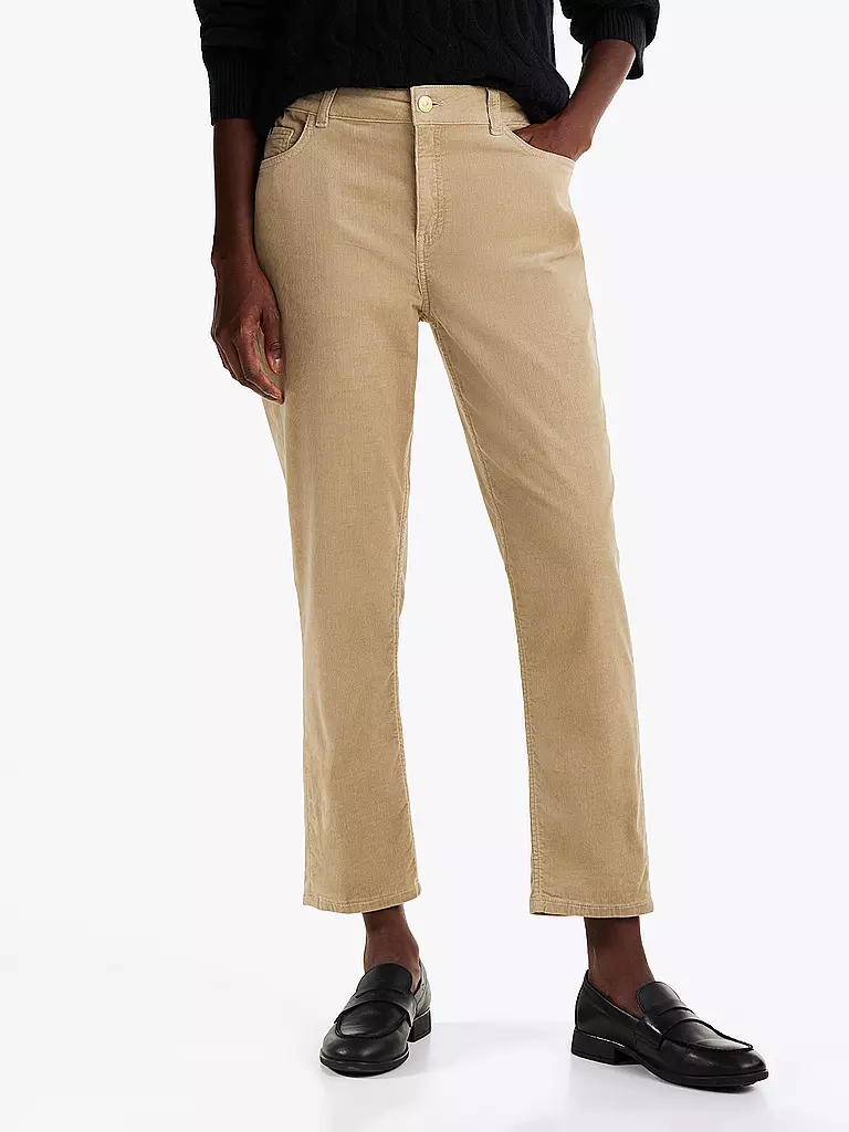 TOMMY HILFIGER | Cordhose Slim Fit | beige